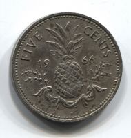 5 центов 1966  Багамские острова