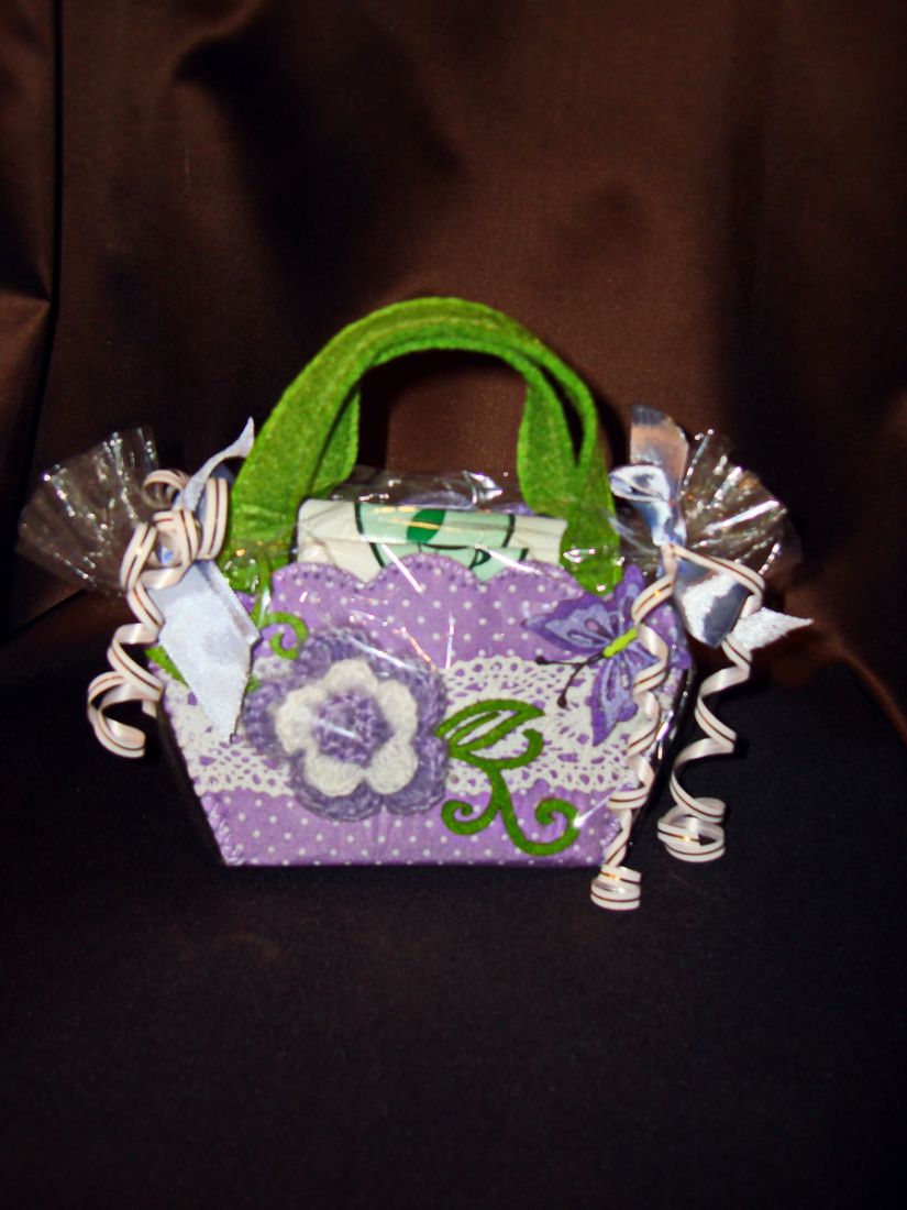 Чайная сумочка Сиреневое волшебство - подарочный набор с чаем.