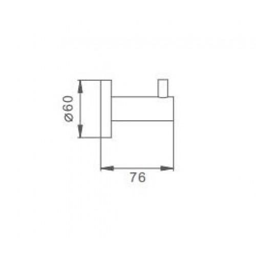 Крючок для полотенец Frap F30105