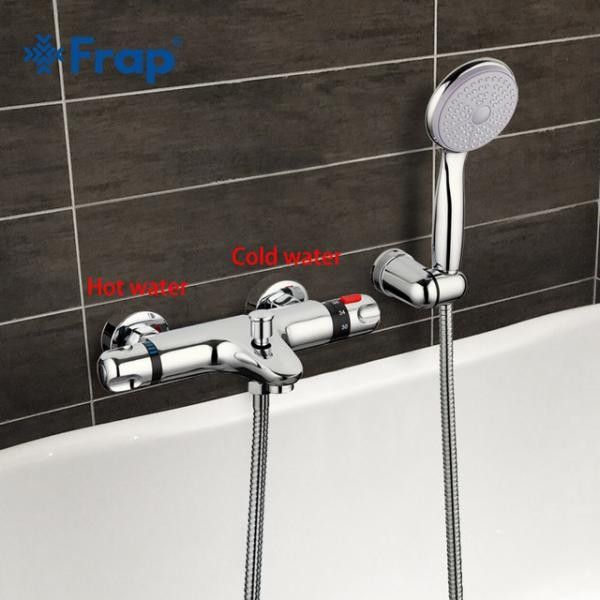Смеситель для ванны с термостатом Frap F3051