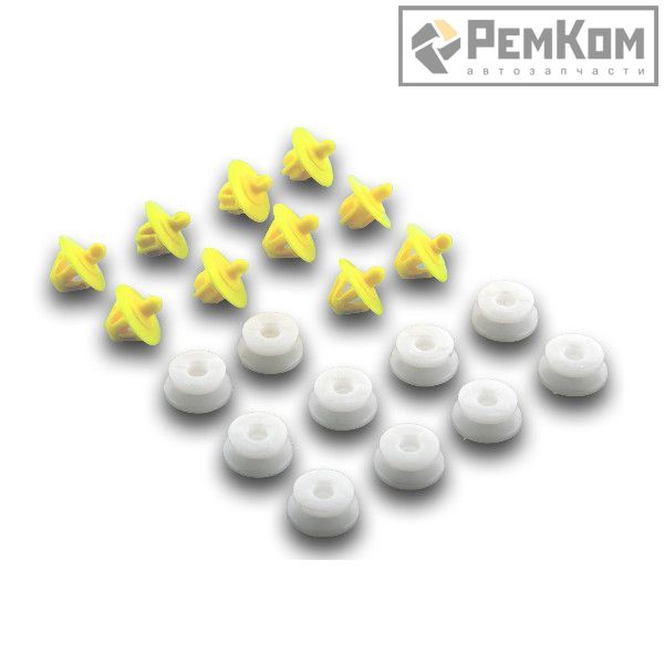 RK14013 * 7701050734 * Пистон крепления молдинга двери для а/м LAR, Renault Logan «Евро» (компл. 10 пар)