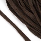 фото Шнур хлопковый плоский 10 мм турецкое плетение ХШ10.103 коричневый