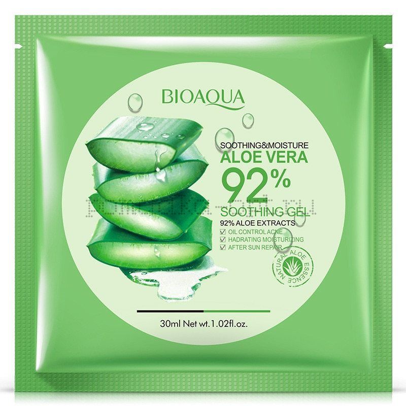 Оригинал Увлажняющая маска aloe vera soothing gel 92% bioaqua