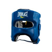 Шлем для бокса Everlast Elite Leather ML син. артикул P00000681 ML BL