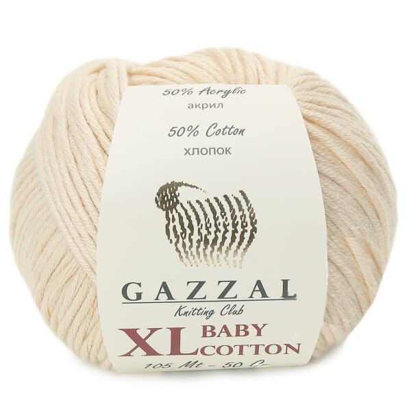Baby cotton XL (Gazzal) 3445-св. бежевый