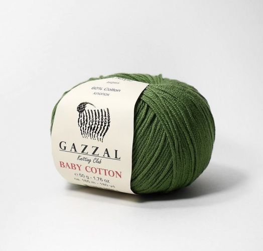 Baby cotton (Gazzal) 3449-зеленый