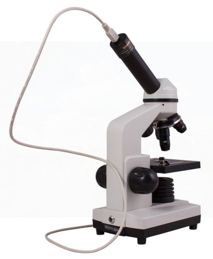 Микроскоп Levenhuk Rainbow D2L цифровой, 0,3 Мпикс, MoonstoneЛунный камень