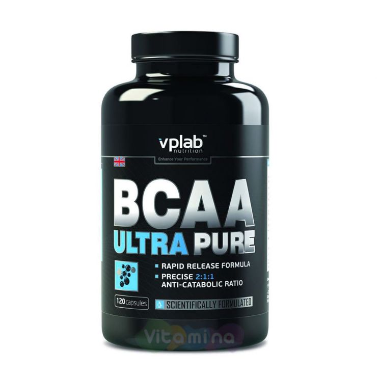 VPLab Аминокислоты BCAA Ultra Pure, 120 капс