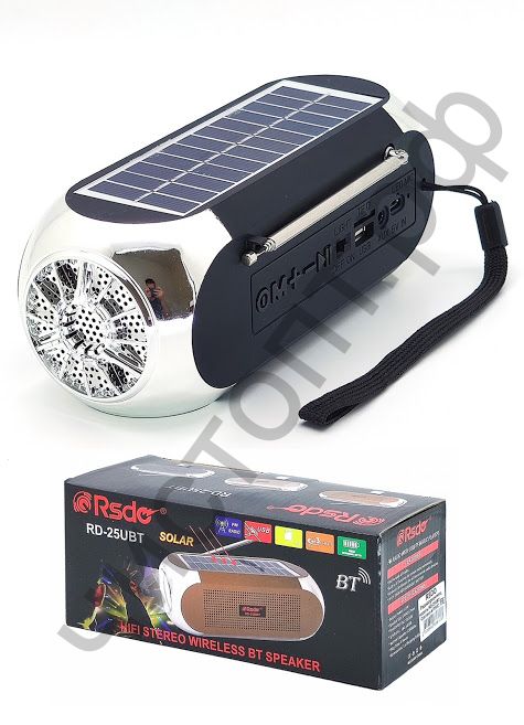 Р/п сетев. RSDO RD-25UBT солнеч. пенель (USB,Bluetooth)