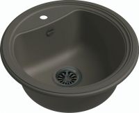 Кварцевая мойка Ewigstein Antik R50 Темно-бежевый