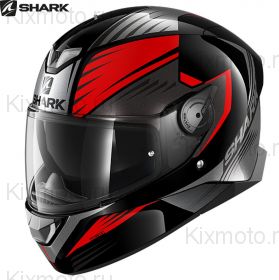 Шлем Shark Skwal 2 Hallder, Черно-красный