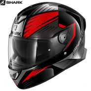 Шлем Shark Skwal 2 Hallder, чёрно-красный