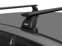 Багажник на крышу Suzuki Liana universal, Lux, черные крыловидные дуги
