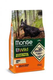 Monge Dog GRAIN FREE беззерновой корм для собак мелких пород утка c картофелем 2,5 кг