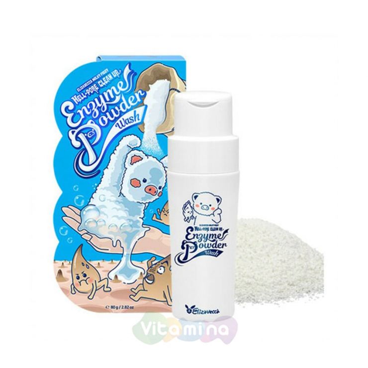 Elizavecca Очищающая энзимная пудра Milky Piggy Hell-Pore Clean Up Enzyme Powder Wash