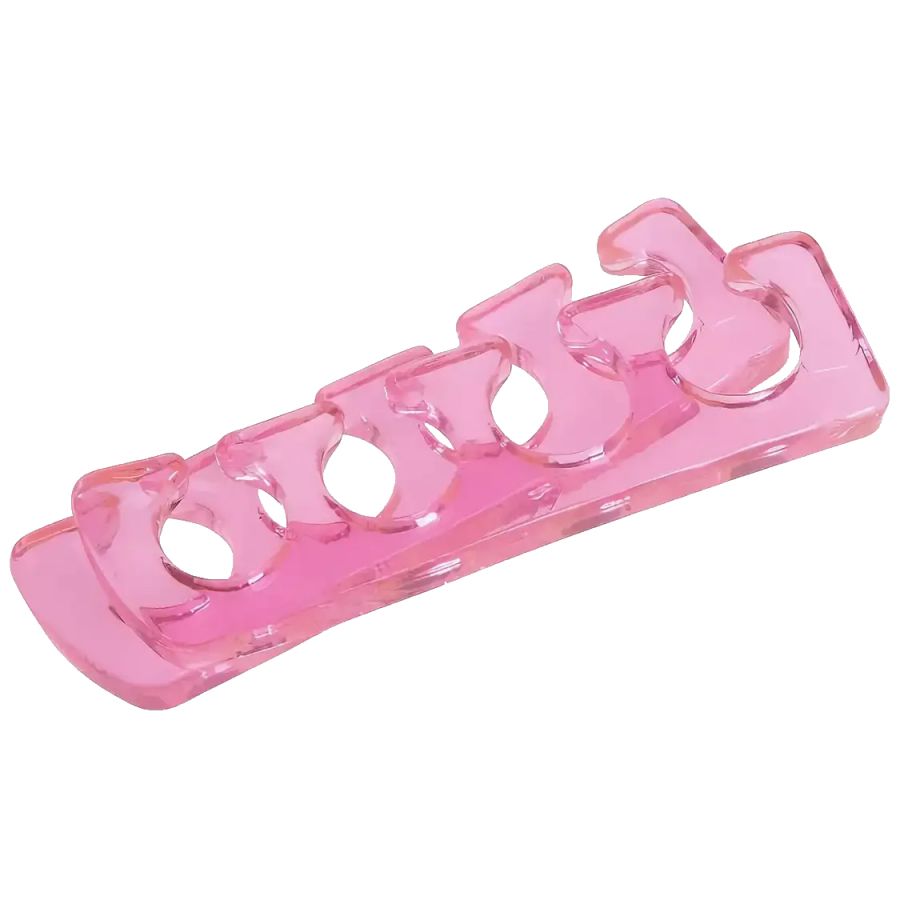 Разделитель для пальцев ног силиконовый розовый