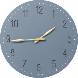 Часы настенные Mailo, коллекция "Майло" 50*50*4, МДФ, АБС-пластик, Алюминий, Серый
