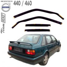 Дефлекторы Volvo 440 / 460 от 1988 - 1996 для дверей вставные Heko (Польша) - 4 шт.