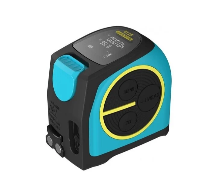 Лазерный дальномер Mileseey Laser Ranging Tape Measure (DT10) 40 м голубой/черный