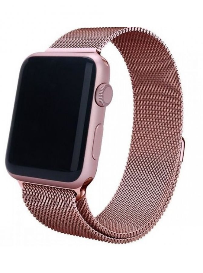 Ремешок миланская петля для часов Apple Watch  38/40mm розовое золото