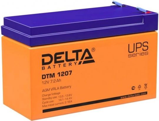 Аккумулятор Delta DTM 7.2-12 12 В 7,2 А/ч
