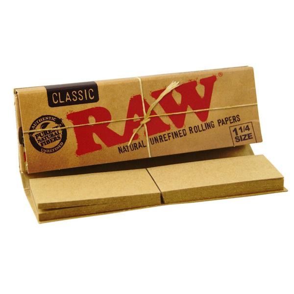 Бумажки с типсами "Raw Classic 1,1/4 + tips"