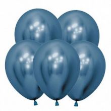 Рефлекс Синий, (Зеркальные шары), 5"/12,5 см,  50 шт, Sempertex