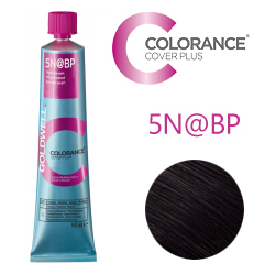 Goldwell Colorance Cover Plus Grey 5N@BP - Тонирующая крем-краска Светло-коричневый c перламутровым сиянием 60 мл