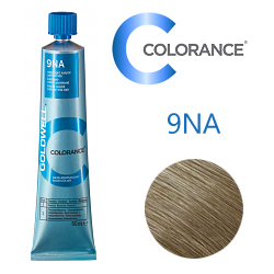 Goldwell Colorance 9NA - Тонирующая крем-краска Очень светлый пепельный блондин 60 мл