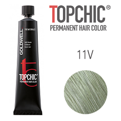 Goldwell Topchic 11V - Стойкая краска для волос - Cпециальный фиолетовый блондин 60 мл.
