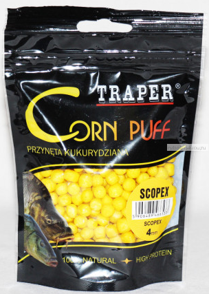 Corn puff 4мм/20гр Scopex TRAPER (Трапер) Кукуруза воздушная скопекс