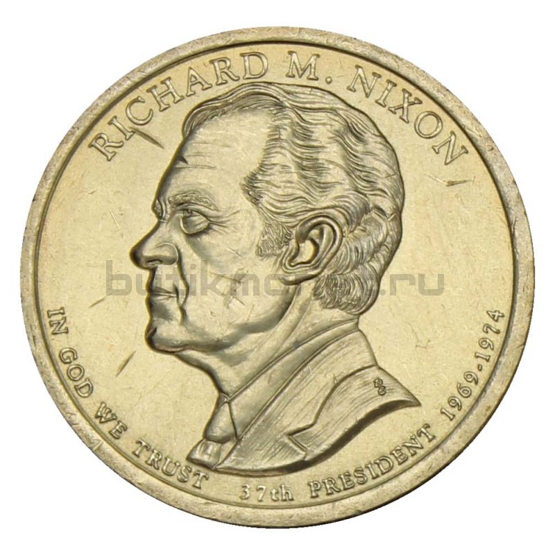 1 доллар 2016 США Ричард Никсон (Президенты США)