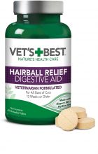 Vet's Best Hairball Relief Digestive Aid For Cats 60 жевательных таблеток