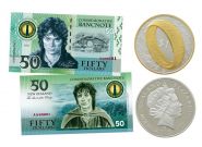 Кольцо ВСЕВЛАСТИЯ + 50 долларов NZ. Набор Монета + Банкнота