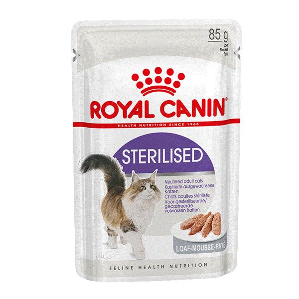Консервы Royal Сanin Sterilised для стерилизованных кошек паштет 85гр