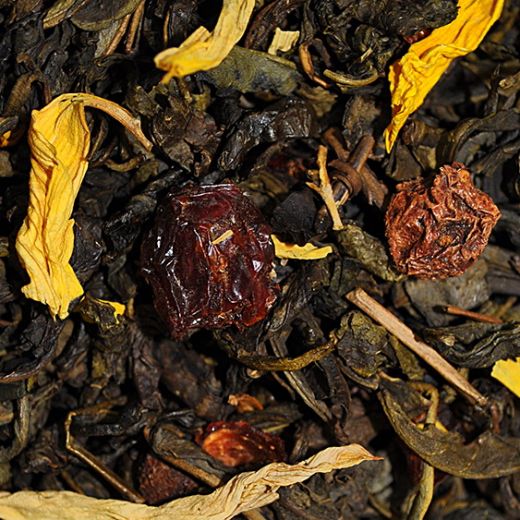 Шиповник - зеленый чай с натуральными природными добавками