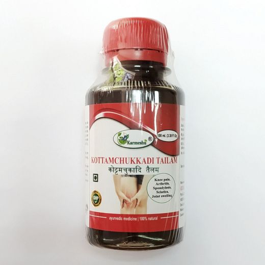 Массажное масло Коттамчуккади Тайлам | 100 мл | Karmeshu