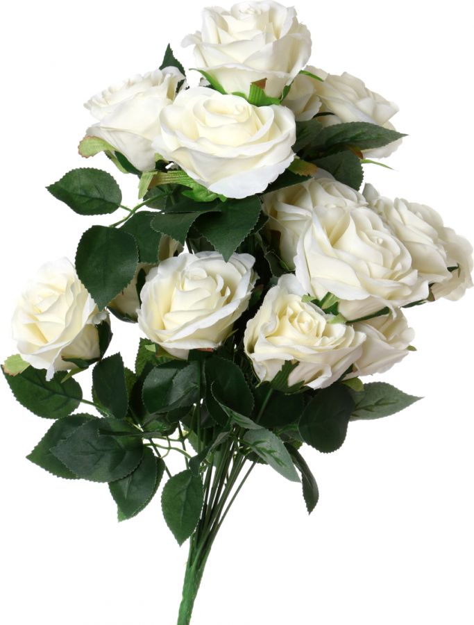 Цветок искусственный "Букет роз" 50 см