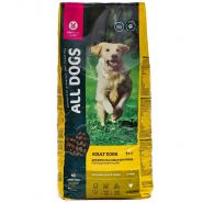 All Dogs, полнорационный корм для взрослых собак всех пород, 20 кг