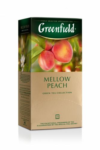 Чай зеленый Greenfield Mellow Peach с ароматом персика и мандарина 25 пак