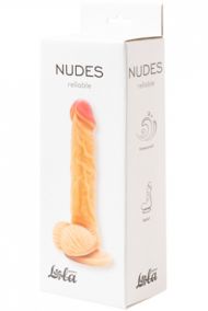 Фаллоимитатор Lola Games Nudes Reliable, 14*3,5 см