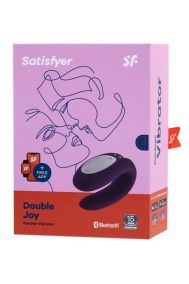 Перезаряжаемый вибратор для пар Satisfyer Partner Double Joy фиолетовый