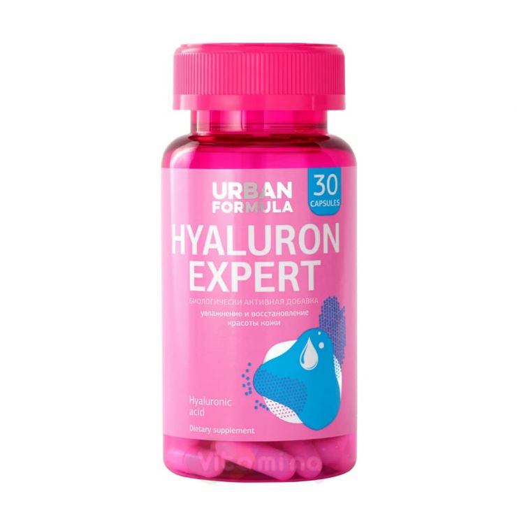 Урбан Формула Гиалуроновая кислота 150 мг, Hyaluron Expert, 30 капс.