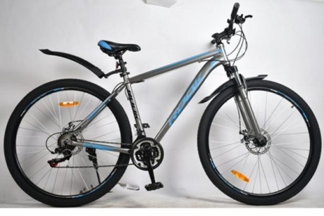 Велосипед 29" Rook MA290D серый/синий
