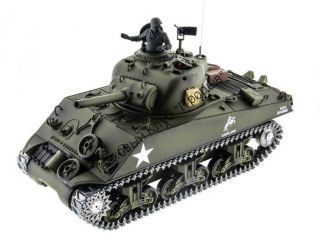 Радиоуправляемый танк Heng Long M4A3 Sherman Pro V7.0 1:16 RTR 2.4GHz