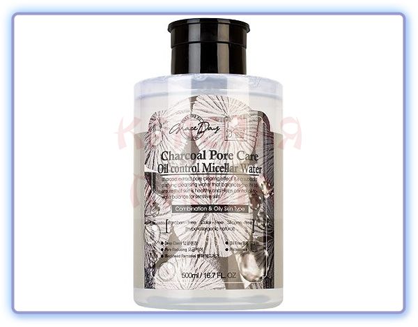 Grace Day Charcoal Pore Care Oil Control Micellar Water
