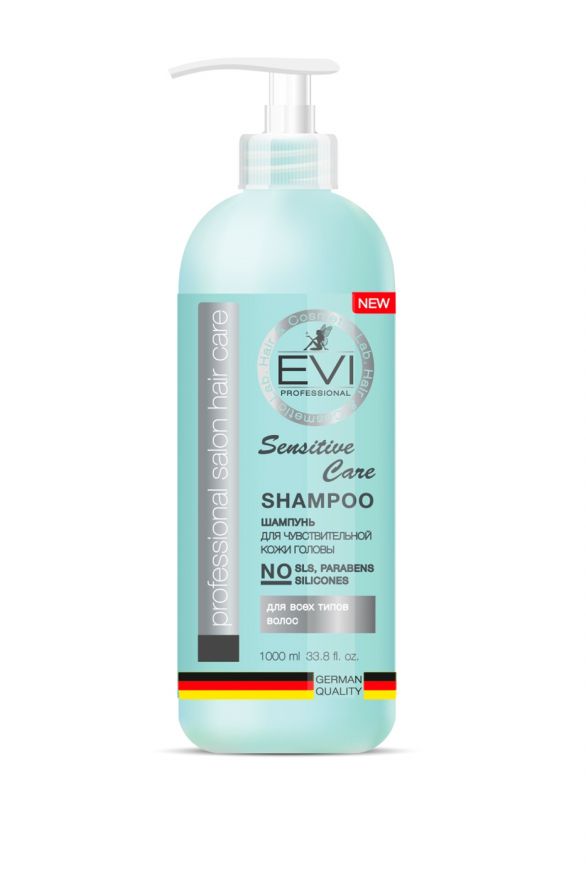 Шампунь "Сенситив" для чувствительной кожи головы, 1000 мл. «EVI»