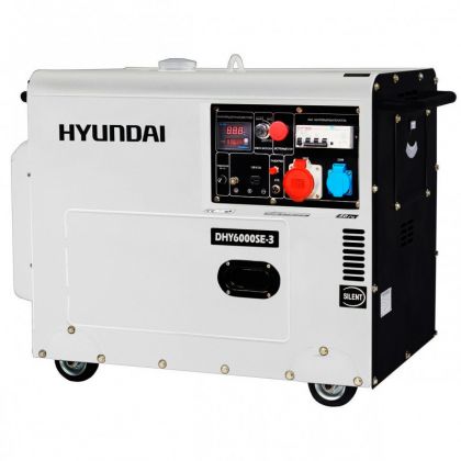 Дизельный генератор Hyundai DHY 6000SE-3
