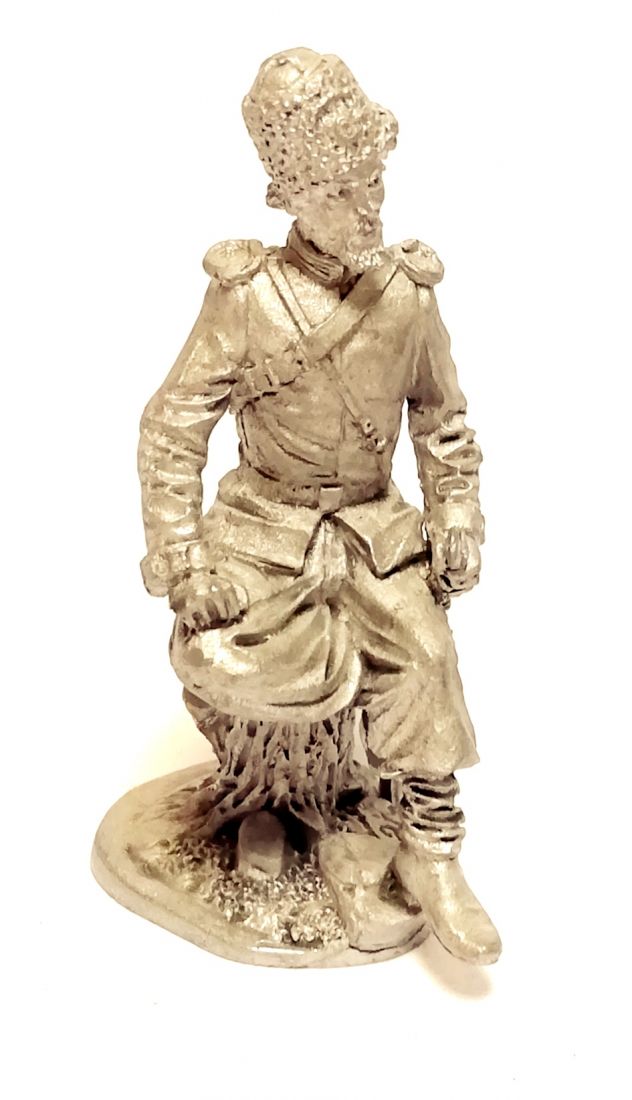 Фигурка Хорунжий Оренбургского казачьего войска 1890 г. олово