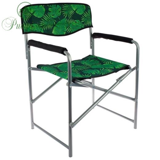 Кресло складное КС3, 49 х 55 х 82 см, тропические листья